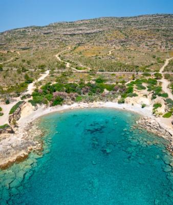 فيلا Sea View Pine House Makrýgialos المظهر الخارجي الصورة